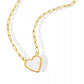 White Heart Necklace - Jewelry - Necklaces - Chansutt Pearls