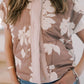 Wildflower Picking Floral Corduroy Puff Vest - Outerwear - Vests - Peach Love CA