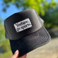 YeeHaw Go Sports Patch Black Trucker Hat - Accessories - Hats - Summer Tees