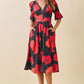 Yes Please Bold Floral Midi Dress - Dresses - TCEC