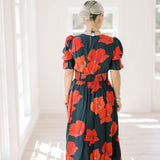 Yes Please Bold Floral Midi Dress - Dresses - TCEC