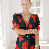 Yes Please Bold Floral Midi Dress - Dresses - TCEC