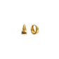 Zenith Gold Medium Huggie Earrings - Jewelry - Earrings - Brenda Grands Jewelry