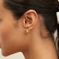 Zenith Gold Medium Huggie Earrings - Jewelry - Earrings - Brenda Grands Jewelry