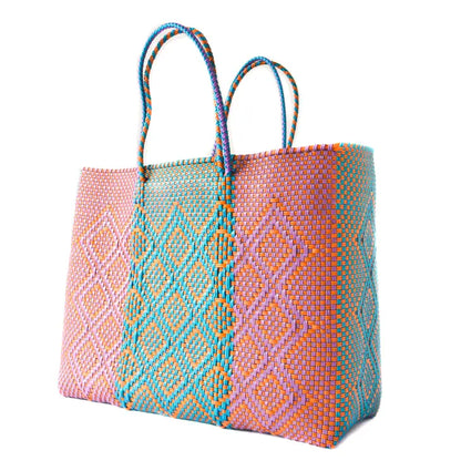 Sunset Woven Super Tote