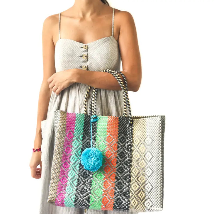 Maya Woven Super Tote