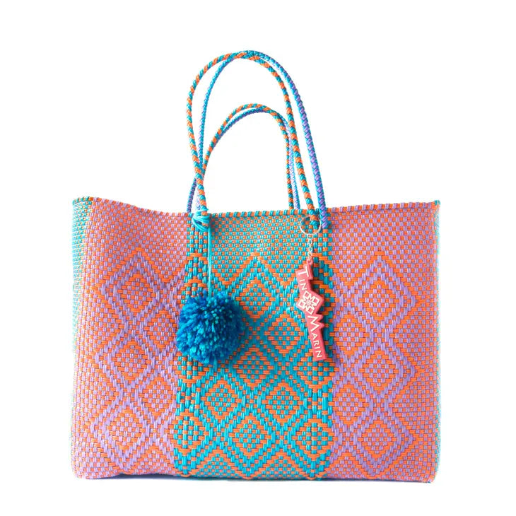 Sunset Woven Super Tote