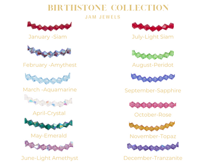 September Birthstone Crystal Bracelet