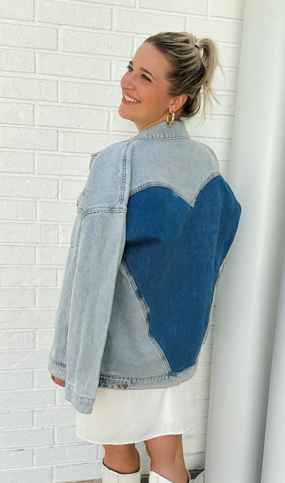 All My Heart Jean Jacket