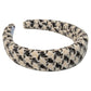 Padded Houndstooth Headband