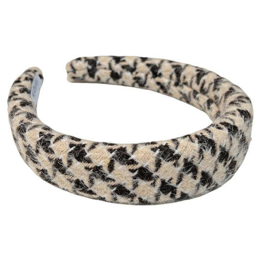 Padded Houndstooth Headband