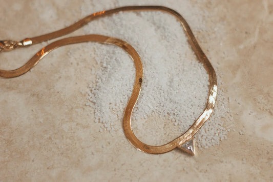 Gold Digger CZ Necklace
