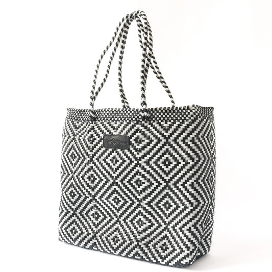 Greca Woven Tote Bag