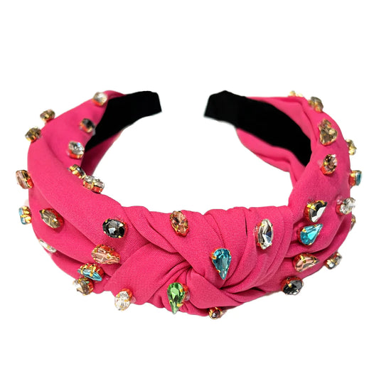 Hot Pink Gem Headband
