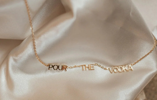 Pour the Vodka Necklace