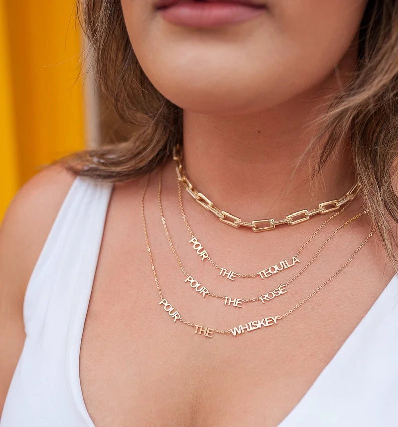 Pour the Tequila Necklace