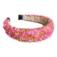 All That Glitters Hot Pink Headband