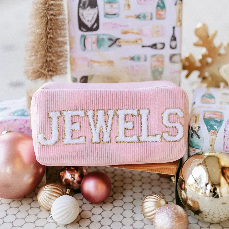 JEWELS Corduroy Makeup Bag