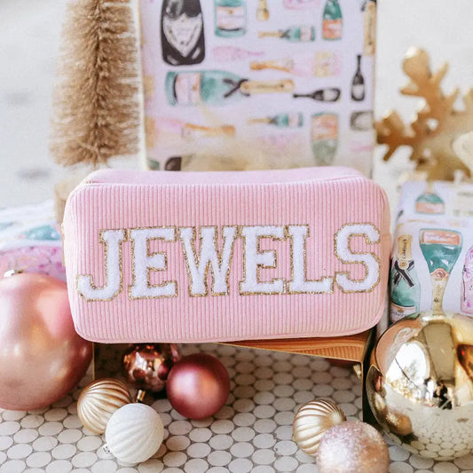 JEWELS Corduroy Makeup Bag